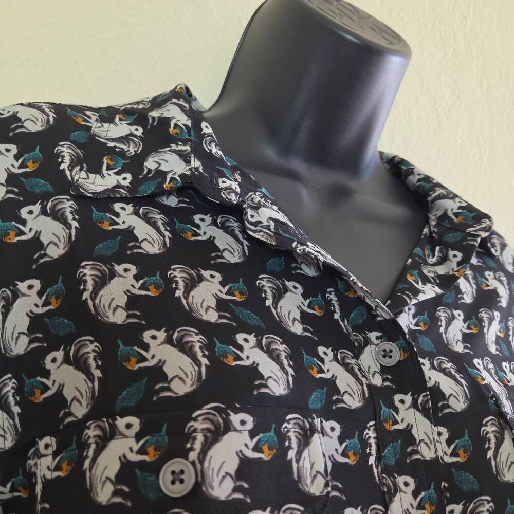 Loft Squirrel Button Down Shirt - Picture 4 of 8